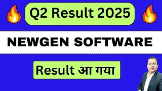 Newgen Software Q2 Results 2025  Newgen Software Result Today  Newgen Software share news [upl. by Ainit]