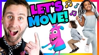 Lets Move  Dance and Movement Song for Kids  Mooseclumps  Kids Learning Songs [upl. by Eittah831]