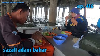 Menjaring ikan bawalhujan dan ribut ep416 [upl. by Ponce]