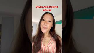 DEVON AOKI MAKEUP  fall makeup monolidmakeup [upl. by Justis]