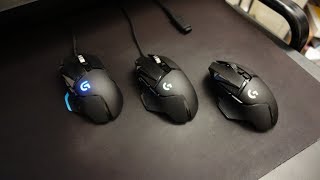 Logitech G502 Lightspeed wireless review  Comparison with G502 and G502 HERO  By TotallydubbedHD [upl. by Anitsirc]