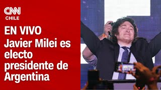 JAVIER MILEI es el NUEVO PRESIDENTE DE ARGENTINA  Cobertura Especial Balotaje 2023 [upl. by Orsola]