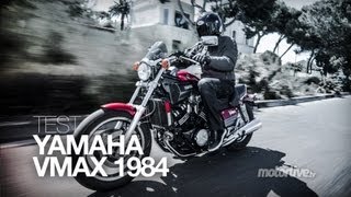 TEST RETRO  YAMAHA VMAX 1984 [upl. by Neerom]