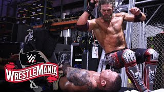 Edge and Randy Orton try to destroy each other WrestleMania 36 WWE Network Exclusive [upl. by Aro]