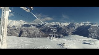 Saison 201516 Serre Chevalier  livraison de neige fraîche [upl. by Ecirtnahs]