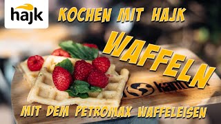 Waffeln mit dem Waffeleisen von Petromax  Kochen mit hajk [upl. by Georg385]