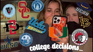 college decision reactions 2024 [upl. by Trini210]