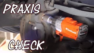 Einhell Akku Schlagschrauber XChange TECW 18Li Unboxing und Praxistest [upl. by Ades980]