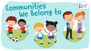 Communities for Kids  Types of Communities  Social Studies for Kids  Kids Academy [upl. by Janaye]