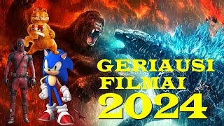 Geriausi Filmai 2024  Laukiamiausi Kino Filmai 2024  VeiksmoScifiKomedijosAnimacijaNuotykiu [upl. by Ainej946]