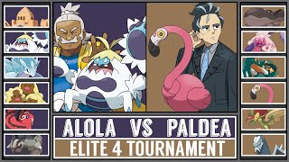 Quarterfinal ALOLA vs PALDEA  Elite 4 Pokémon Tag Team Tournament Battle 4 [upl. by Scotty380]