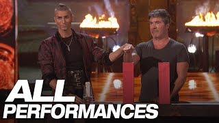 Whoa Dangerous Magic From Aaron Crow All Performances  Americas Got Talent 2018 [upl. by Ithsav]