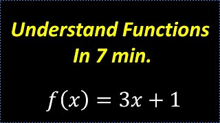 Learn Functions – Understand In 7 Minutes [upl. by Axel331]