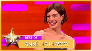 Anne Hathaways Adorable Flirting Fails  The Idea of You  The Graham Norton Show [upl. by Nahsez]