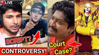 YouTubers VS Adamis Script Controversy🤬  Gyan Gaming Discharge TechPro Harsh Court Case🤯 [upl. by Alithea]