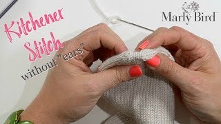 How to Kitchener Stitch Socks Without Ears [upl. by Nico]