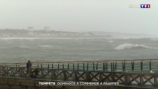 Tempête Domingos  fragilisée par Ciarán la côte Atlantique craint de nouveaux dégâts [upl. by Emelen]