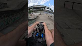 Drifting Go Kart at Skatepark [upl. by Howenstein]