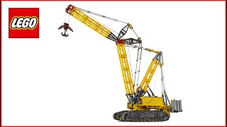 LEGO Technic 42146 Liebherr Crawler Crane LR 13000 Speed Build  Brick Builder [upl. by Aroved]