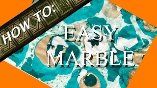 Using Easy Marble to Marble Paper and Ephemera [upl. by Jessee]