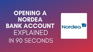 How To Open Nordea Bank Account 2024 [upl. by Milks957]