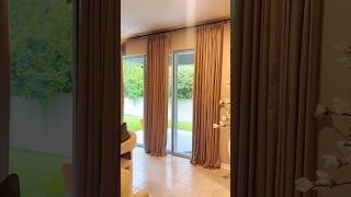 Before and After window treatment homedecor decorideas decorinspiration windowtreatment [upl. by Eidac]