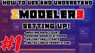 SETTING UP  How To Use ZMODELER 3 For Complete Beginners  ZMODELER 3 Tutorial  Episode 1 [upl. by Aicitan]