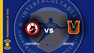 HISTORIA VS ODONTOLOGÍA  SEGUNDA DIVISIÓN CLAUSURA [upl. by Viquelia]