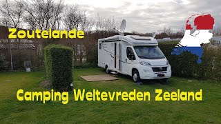 Camping Weltevreden Zeeland Zoutelande  Camping direkt am Nordseestrand in den Niederlanden [upl. by Nemzzaj]