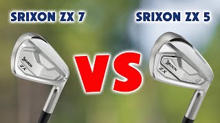 Are they worth it Srixon ZX7 Vs ZX5 Iron Which one is best srixon srixoneurope6621 [upl. by Infield]