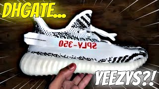 I BOUGHT 30 YEEZY 350’S ON DHGATE… [upl. by Aronek905]