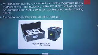 VLF HIPOT TEST [upl. by Edmunda]