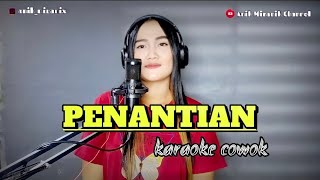 PENANTIAN  karaoke cowok duet dangdut koplo [upl. by Veradis80]