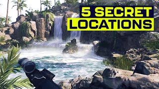 5 Secrets locations in Caldera  COD Warzone [upl. by Christianity]