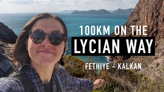 HIKING THE LYCIAN WAY  100 Kilometers on Türkiyes Longest Trail [upl. by Adnilak319]