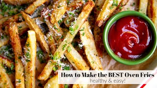 How to Make Oven Fries The BEST Baked Fries  Healthy amp Easy [upl. by Leind]