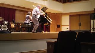 Bloch Prayer Larry Zalkind Trombone Miriam Hickman Piano University of Denver summer of 2017 [upl. by Atiner]