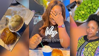 Tema livingVlog22 Out and about in Tema Hair day cooking and many more outandabout cooking [upl. by Aileduab125]