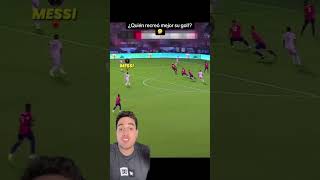 Messi y Cristiano recrearon sus propios goles 🤯 cristianoronaldo messi footballchallenge golazo [upl. by Ahoufe]