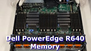 Dell PowerEdge R640 Server Memory Overview amp Upgrade  How to Install Memory  Supported DIMMs [upl. by Papageno]