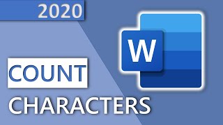 Character count in Word and word count in 1 MINUTE HD 2020 [upl. by Alberik]