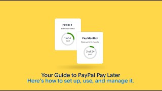 PayPal Pay Later How to Set up Use and Manage [upl. by Euton]