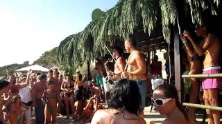 beach party  sa trinxa salinas ibiza 25 08 11 [upl. by Donall]