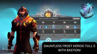 TORGADORO AXE BASTION DAUNTLESS FROST HEROIC ESCALATION FULL S 9m23s [upl. by Nnylyt790]