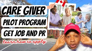 HOW TO APPLY AND GET CAREGIVER JOB AND PERMANENT RESIDENT [upl. by Ydac331]