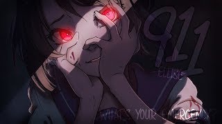 Nightcore ↬ 911 lyrics [upl. by Artnoed302]