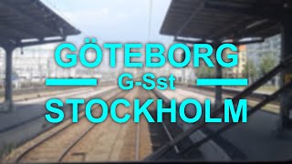 TRAIN DRIVERS VIEW GöteborgStockholm West Main Line [upl. by Wills]