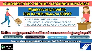 SSS Monthly Contributions 2024 for Self Employed amp Voluntary Members  at Saan Maaaring Magbayad [upl. by Cynthea272]