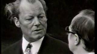 Friedrich Nowottny interviewt Willy Brandt WDR 1972 [upl. by Marozas]