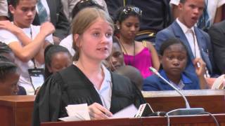 Finals of the 2015 National Schools Moot Court Competition [upl. by Ecirehc613]